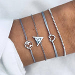 Jewdy Bohemian Style Charm Bracelets